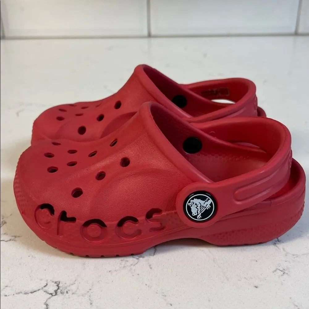 Crocs Kids' Baya Clog 209290 Red Size 8